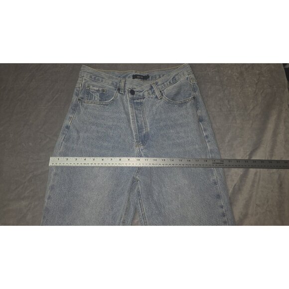 Women's Micas Light Blue Straight Leg Designer Jeans Medium. HL10 - Picture 5 of 9